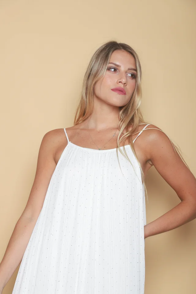 Vestido Orily Amplio con Piedras GU40-2