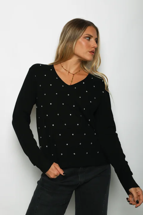 Sweater SENA Bremer c/ Strass GU615