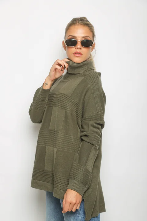 Poleron SAINT OVERSIZE Bremer Tramado GUL803