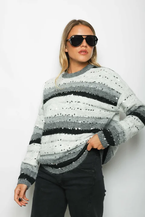 Sweater ADIGIO c/lentejuelas GUL831