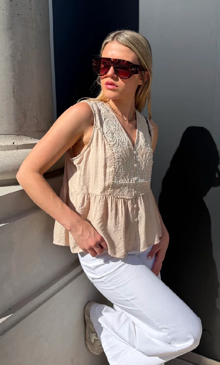 Blusa SUCRE Bordada GUV56