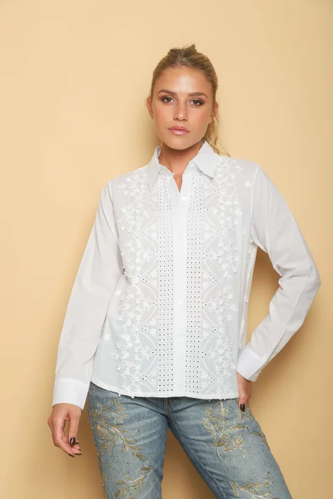Camisa Debie Broderie GUK4118