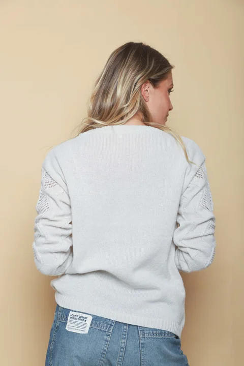 Sweater VALENTINA Tejido con Piedras GUL664