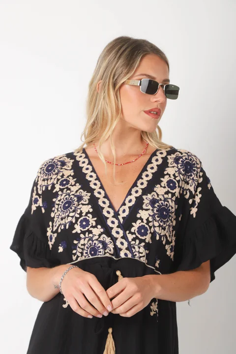 Vestido ZARAGOZA Bordado GU0533