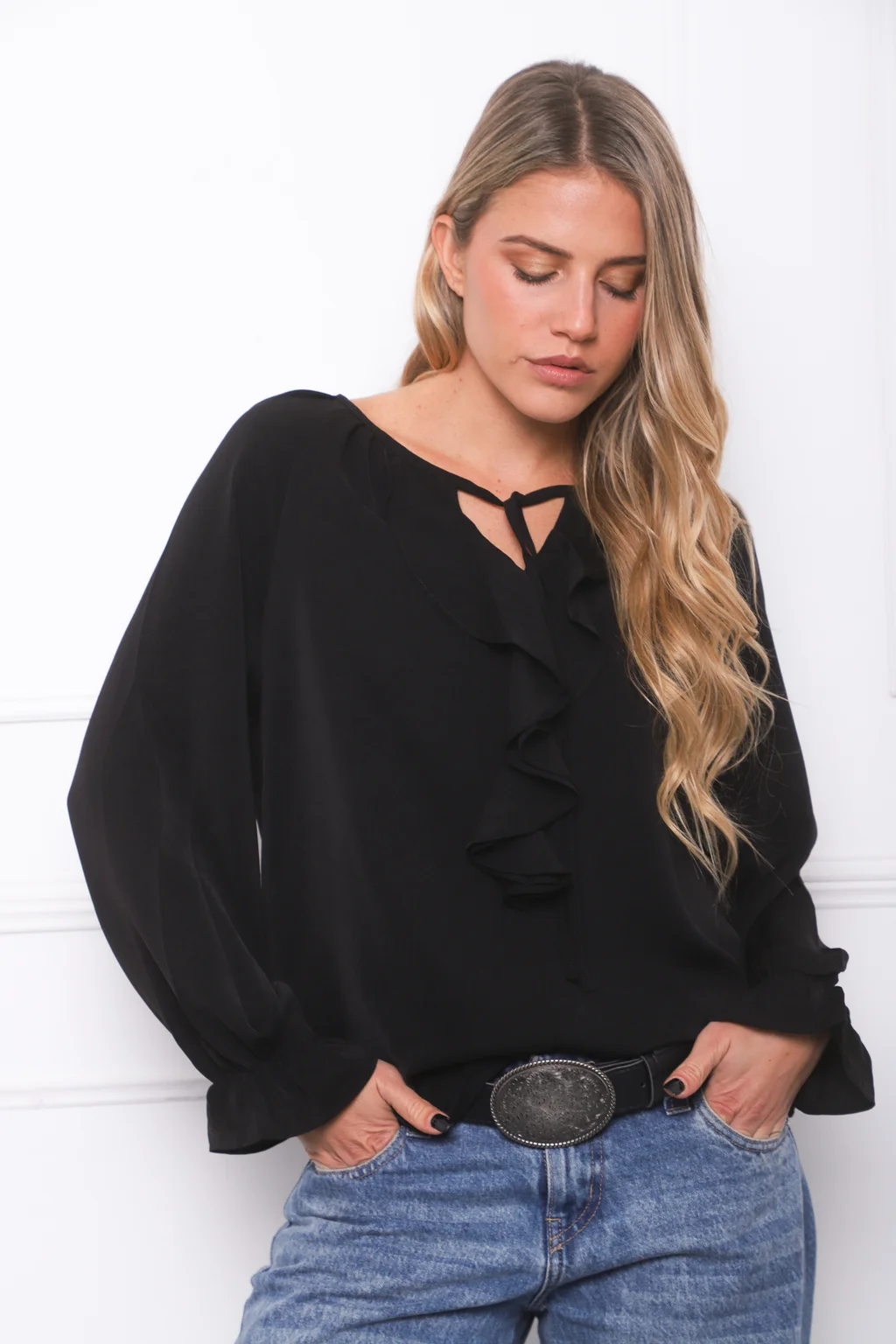 Blusa VOLTIER Gasa Chabot GU0346