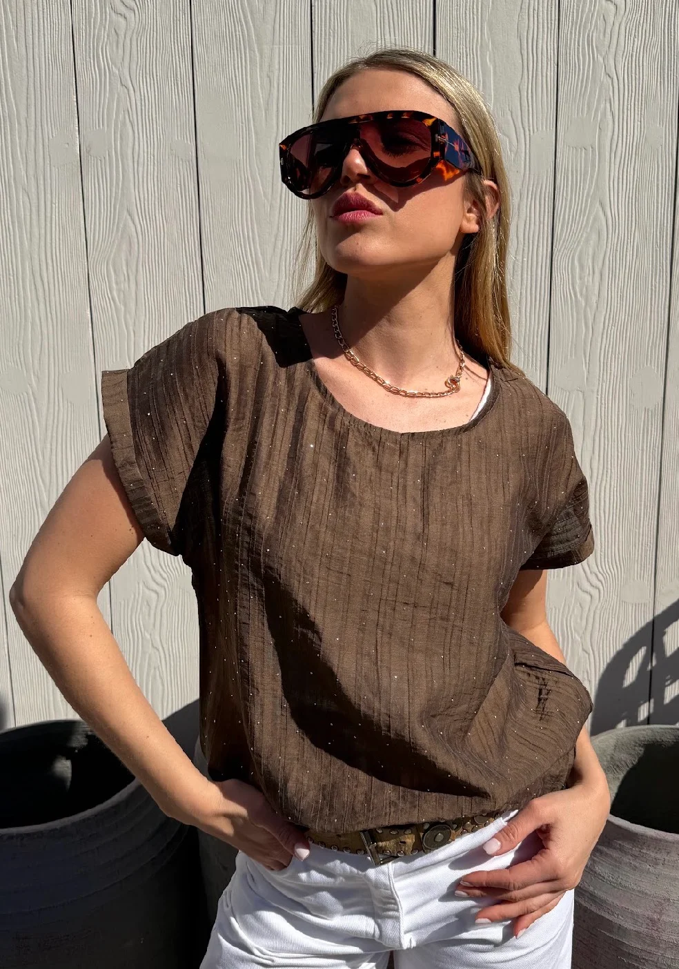 Remera ALICE Premium Bambula con Strass GU6222
