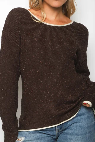 Sweater EDIMBURG Guarda Combinada y Lentejuelas GU67603 - Vista 4