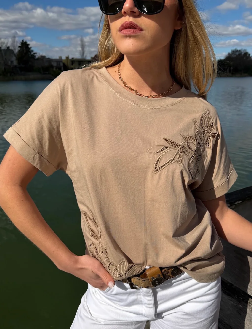 Remera DENCEL Bordada GU10712