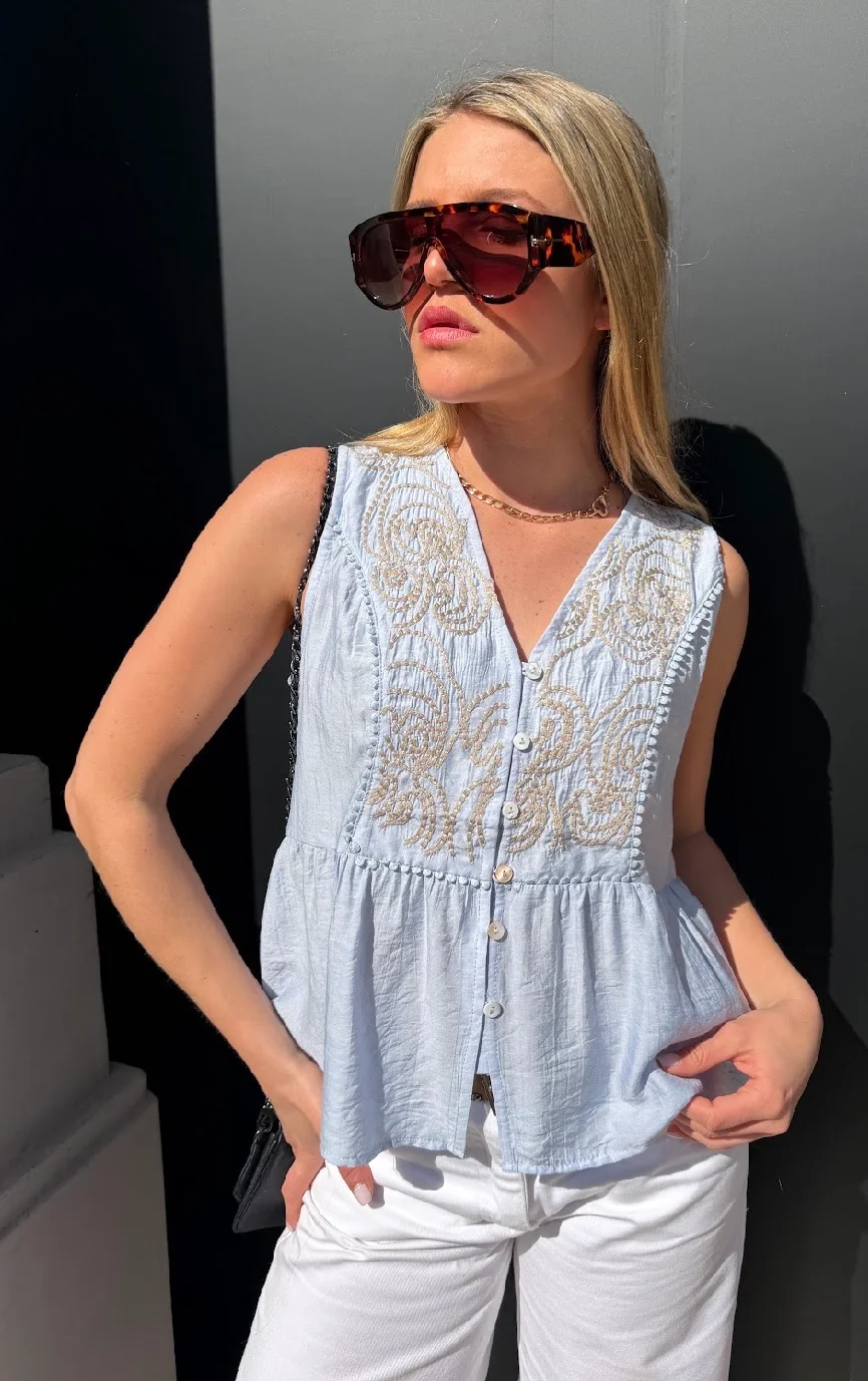 Blusa SUCRE Bordada GUV56