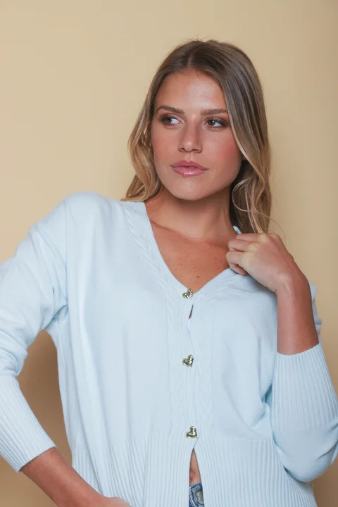 Saco Bremer MAVERICK con Botones Corazon Strass GUL621