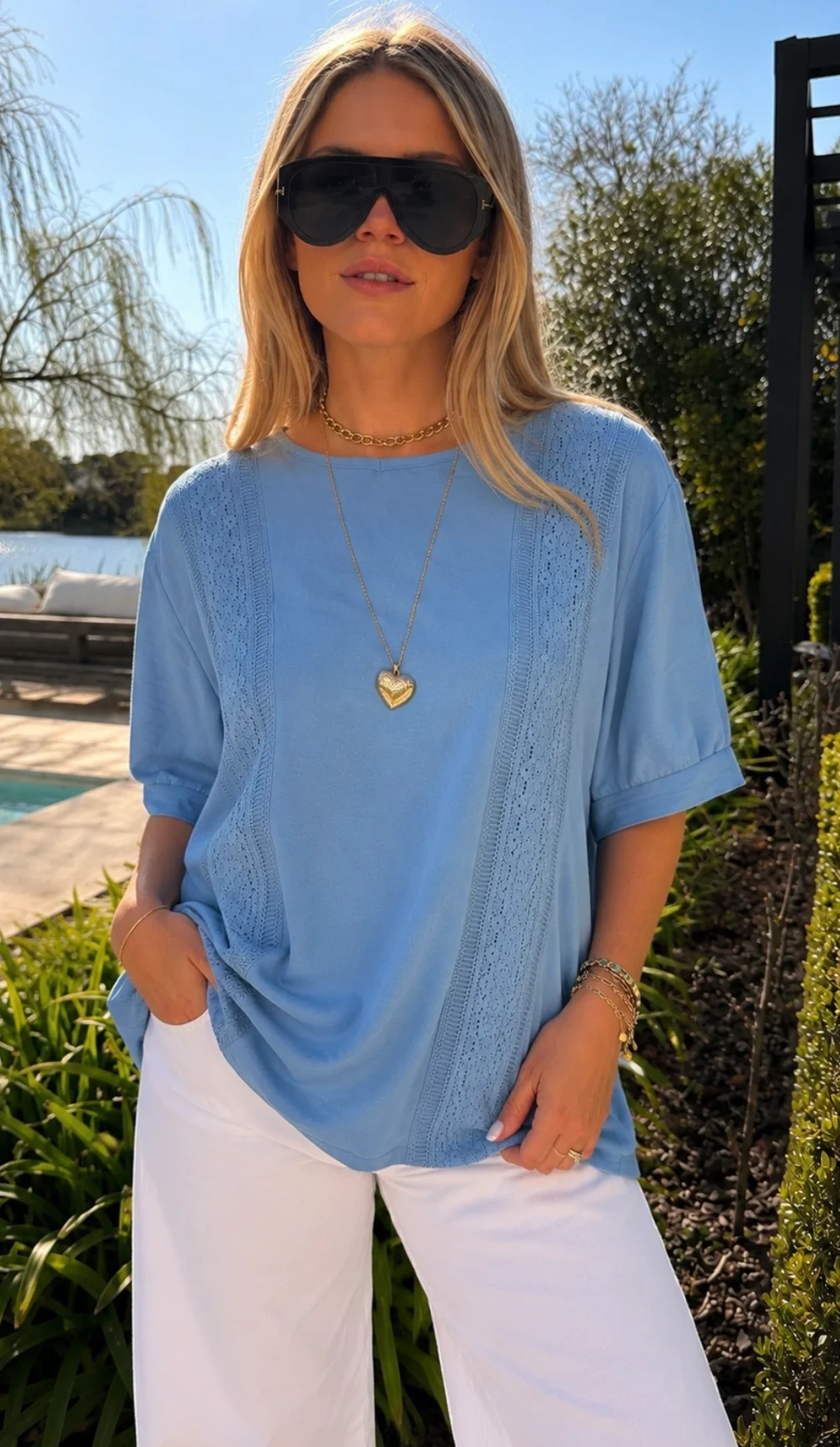 Blusa Amplia VASY Guardas Guipiur GU0330
