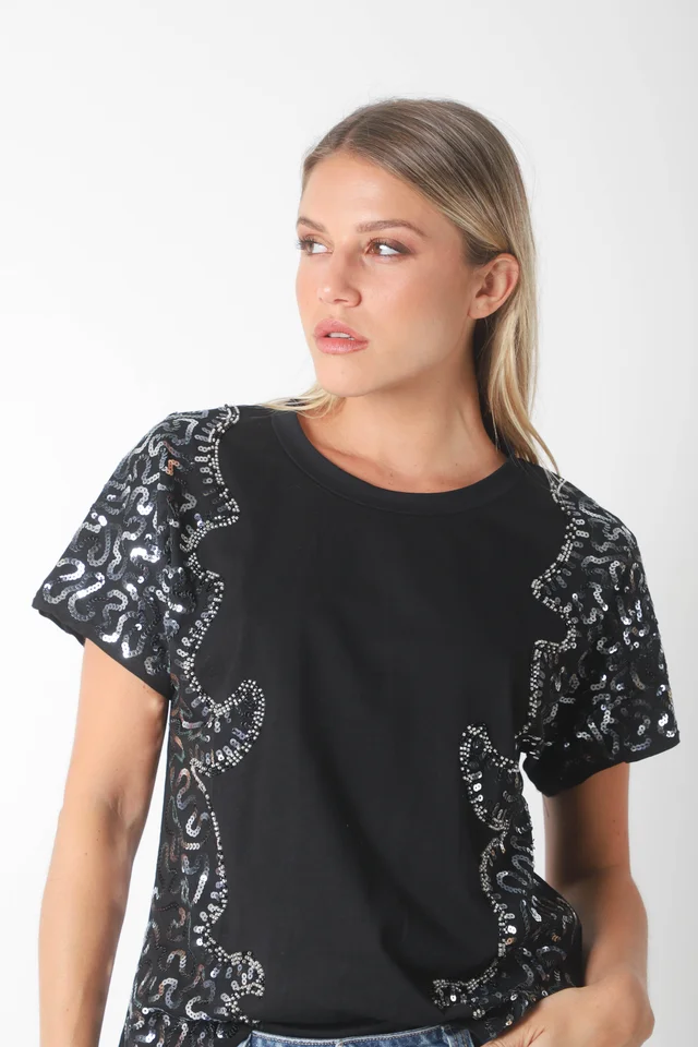 Remera KALSEN C/Lentejuelas GUK70136