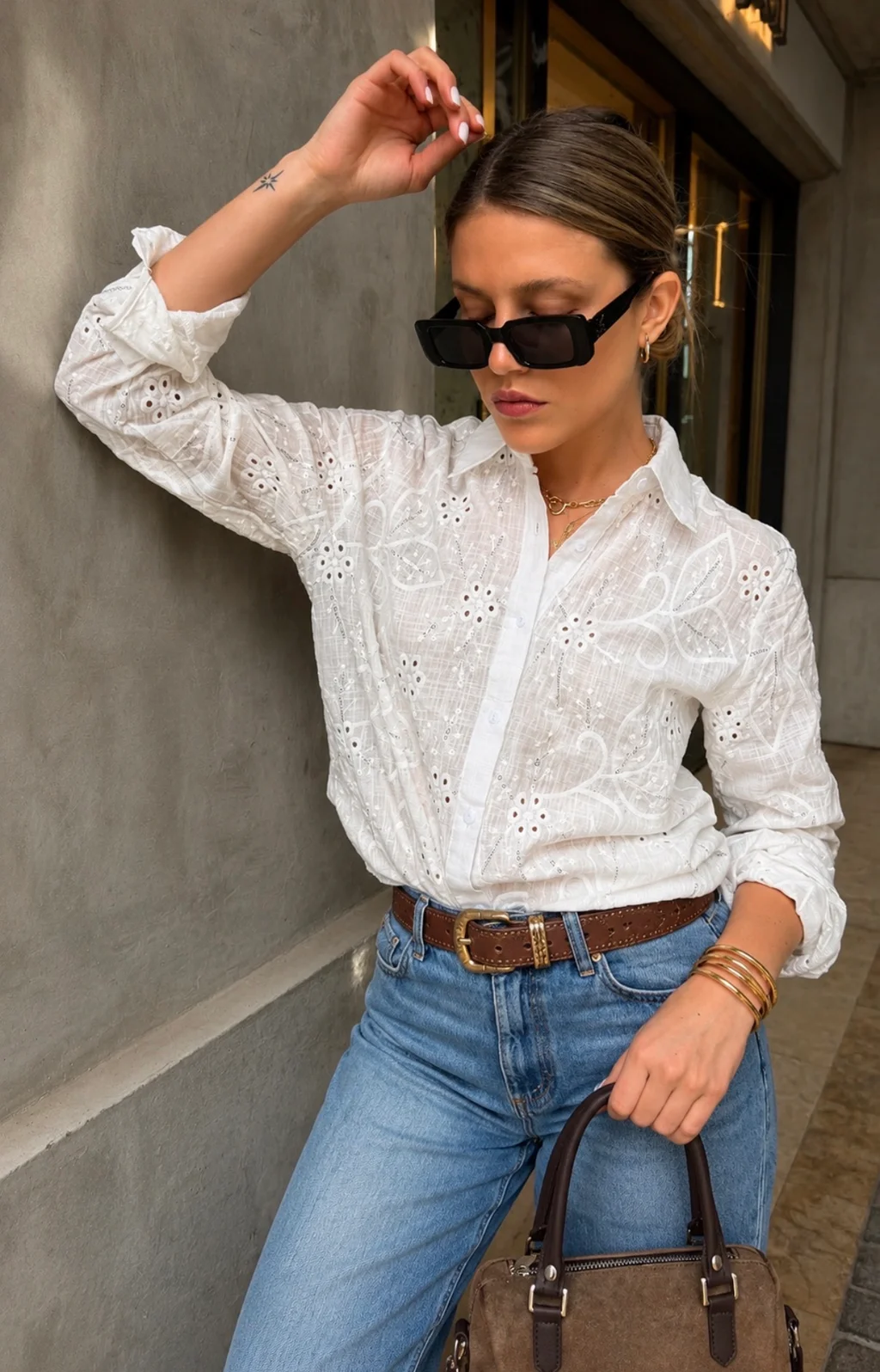 Camisa WANER Lino Bordada GU70237