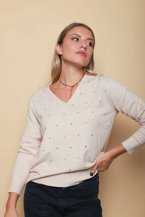 Sweater SENA Bremer c/ Strass GU615