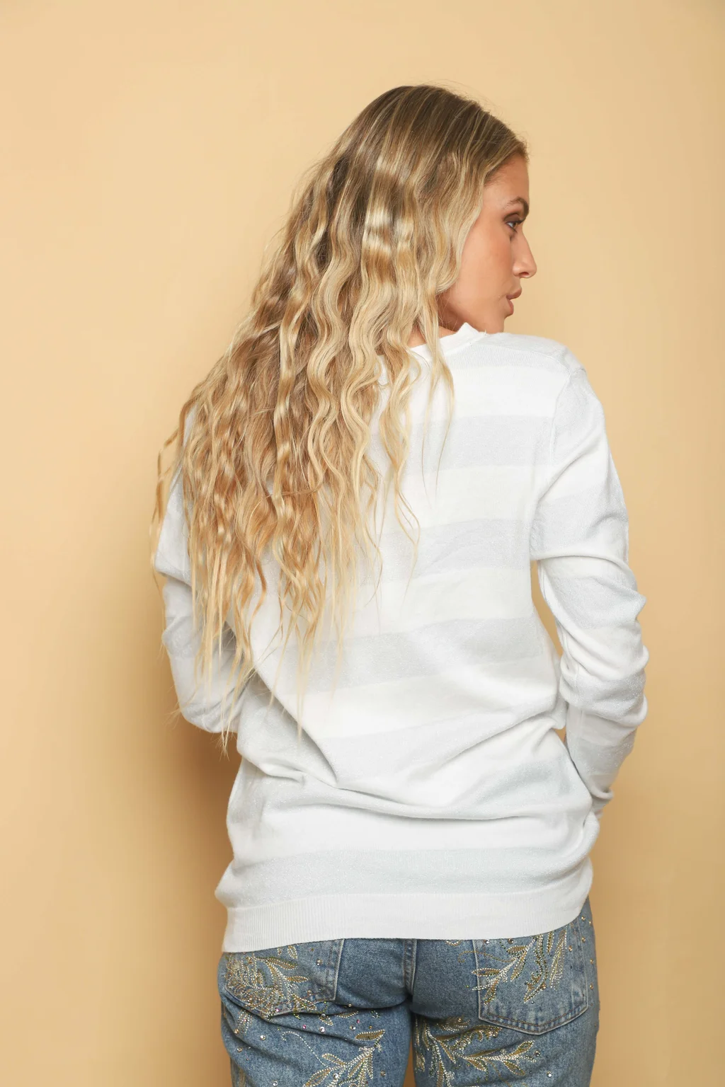 Sweater REGINA Bremer Lurex GUL629