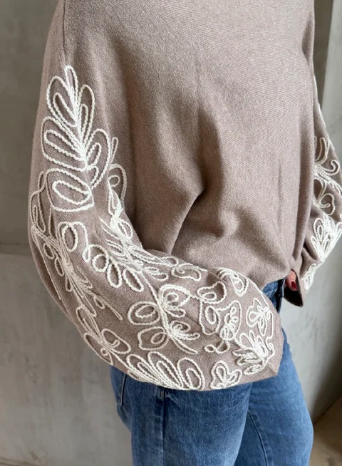 Sweater CLOUD Bordado GU847