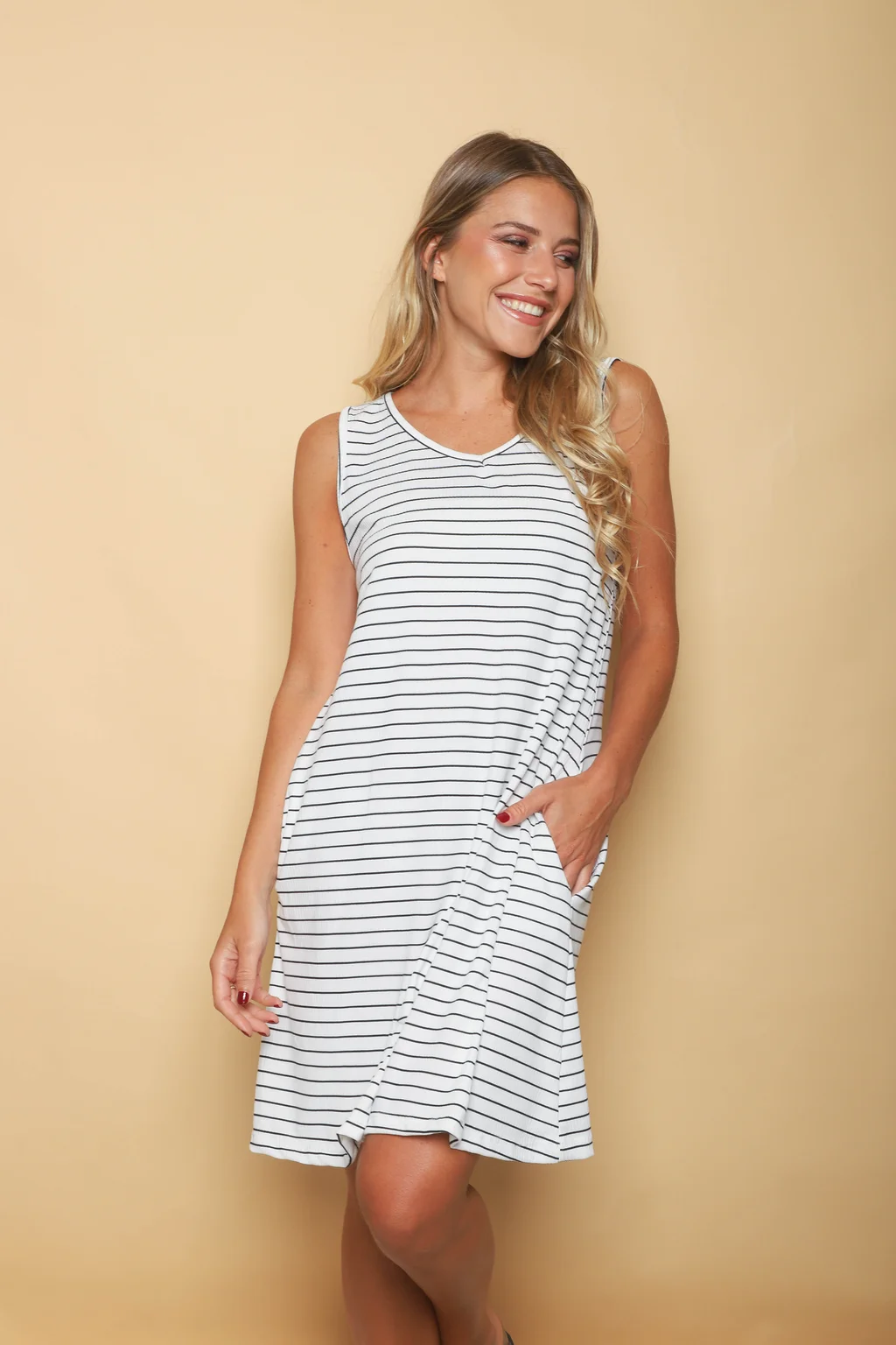 Vestido WAINE Morley Rayado 