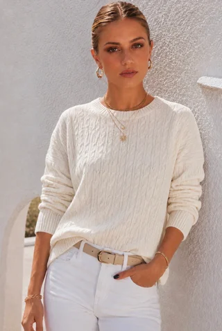 Maxi Sweater MADELEINE Bremer Trenzado GUL819 - Vista 1