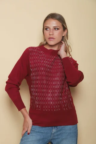 Sweater PINEH Bremer c/ Piedras GU37121 - Vista 5