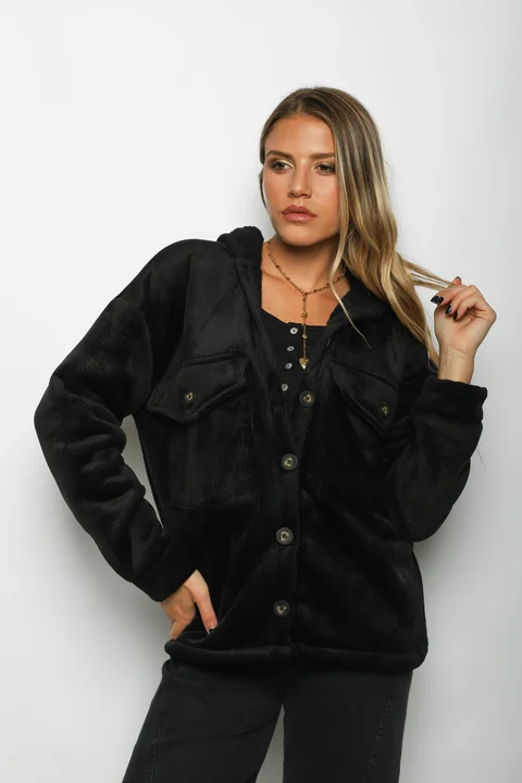 Saco GENEVA Corderoy Con Piel Adentro