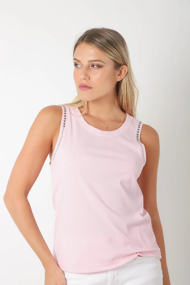 Musculosa DARE Morley Bombe c/ Tachas