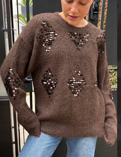 Sweater LUTIER Bordado GU405835
