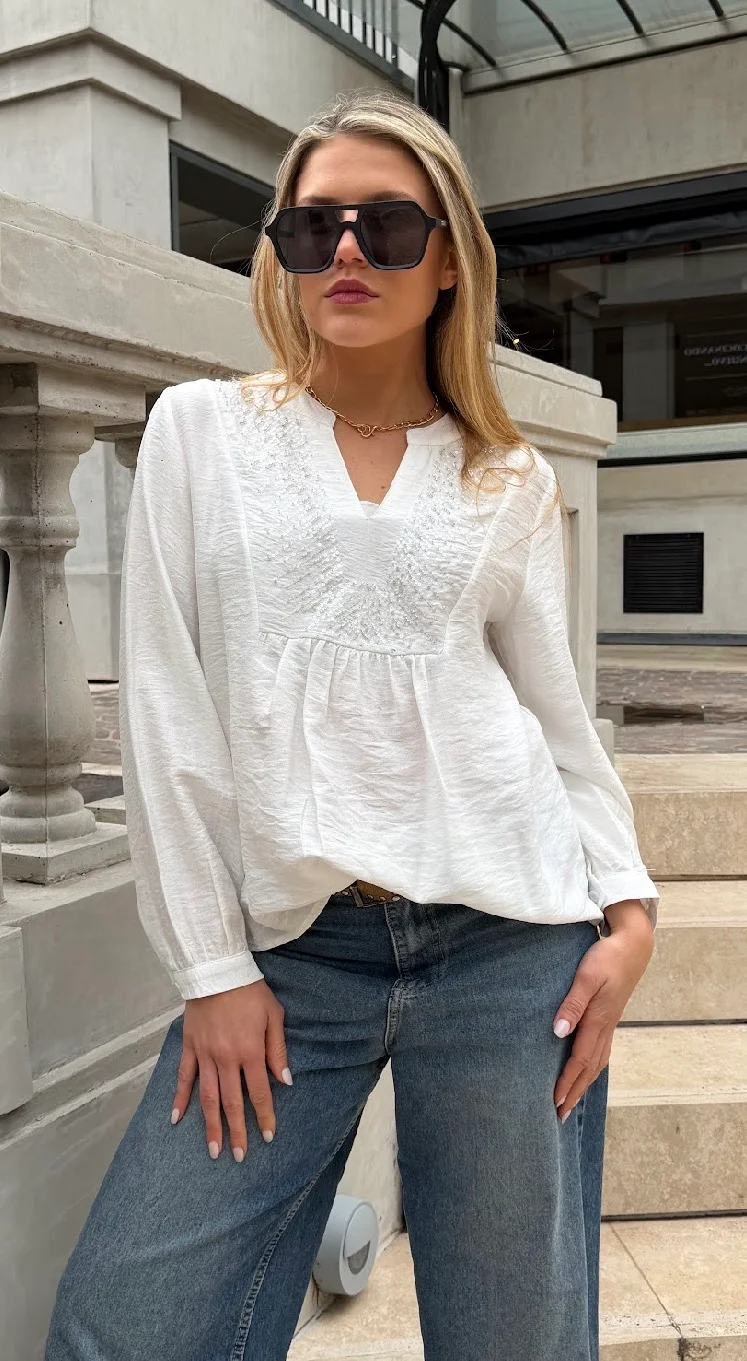 Blusa GUILBOA Bordada GU 6217