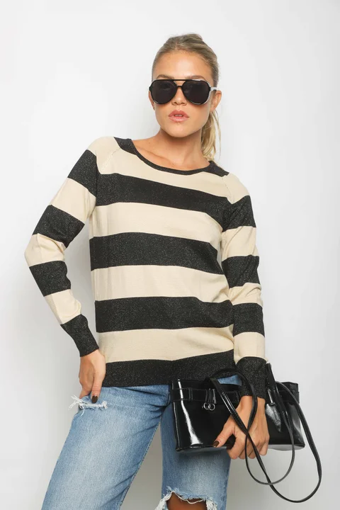 Sweater LOBBIE Rayado Lurex GUL811