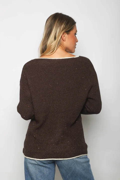 Sweater EDIMBURG Guarda Combinada y Lentejuelas GU67603