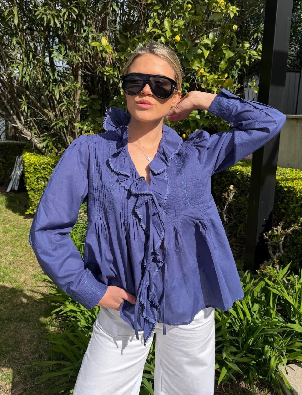 Camisa CARLY Con Volado GU70257