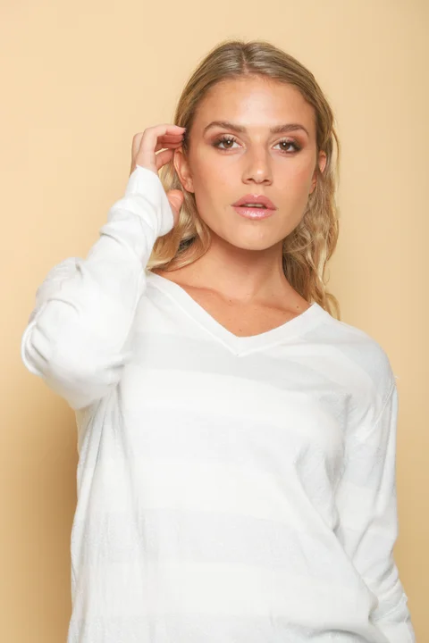 Sweater REGINA Bremer Lurex GUL629