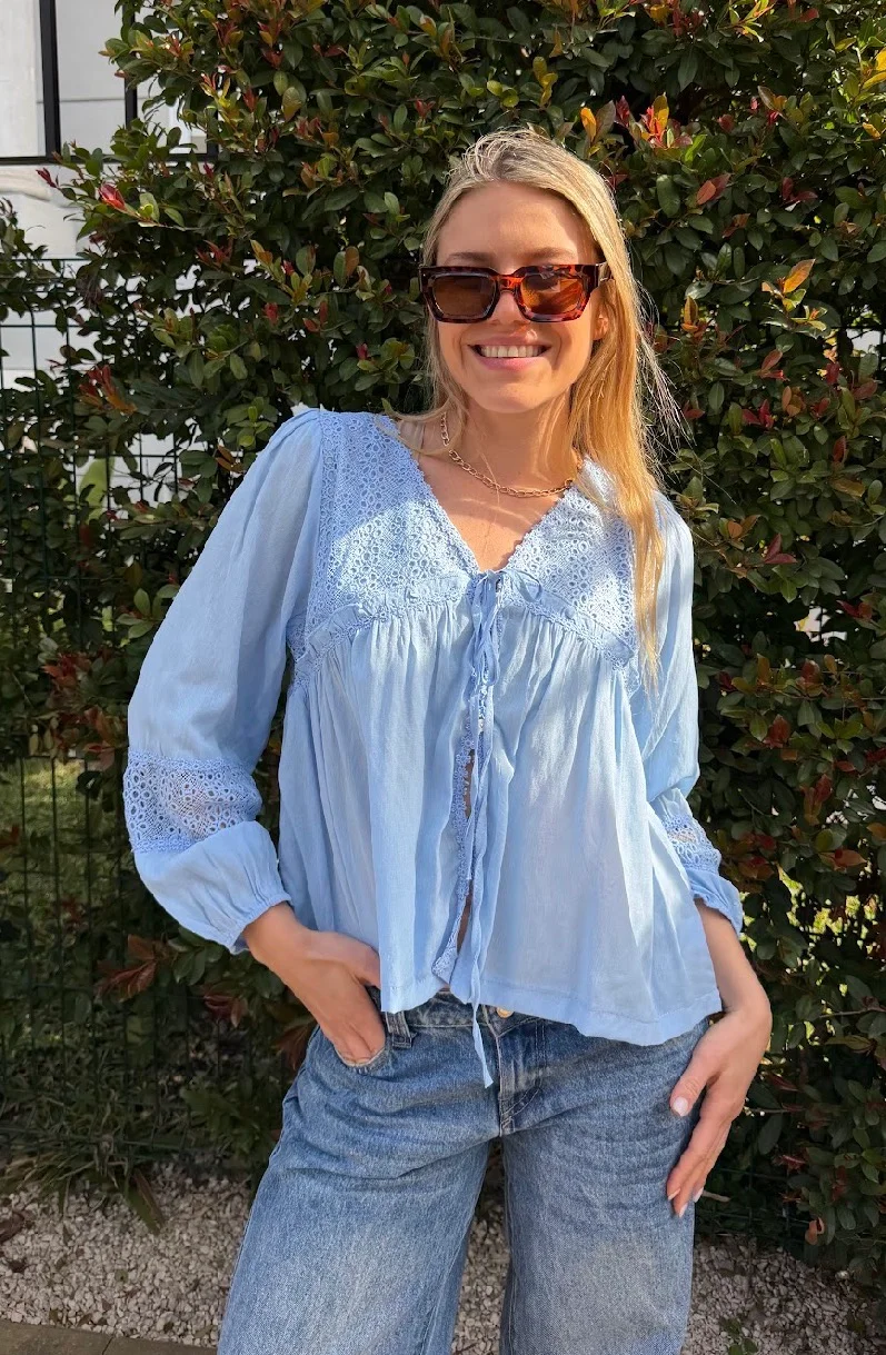 Blusa ROCKET Con Broderie  GU70123