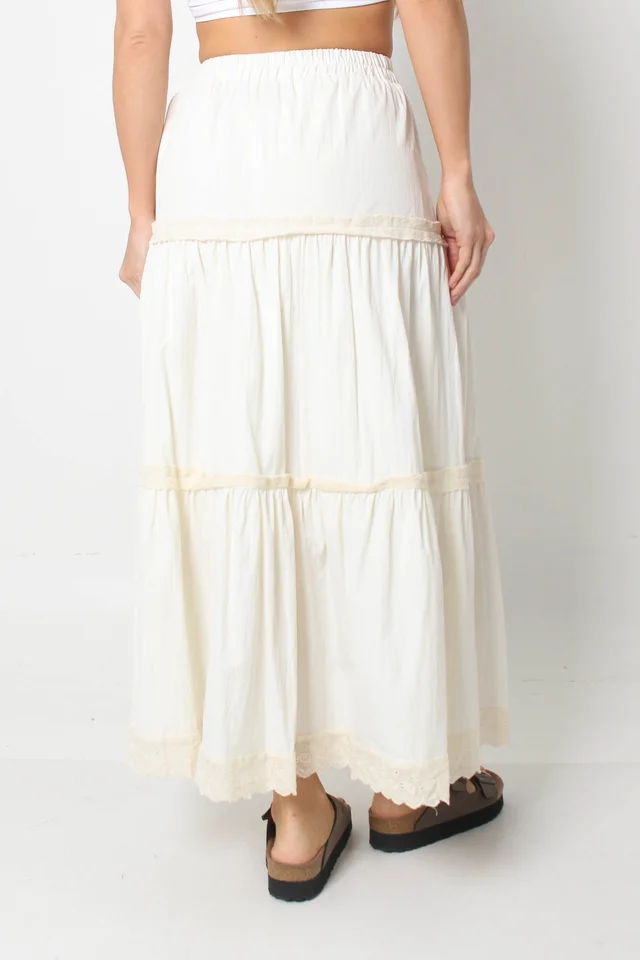 Pollera VISCAYA Paisana Con Puntilla GUN62284