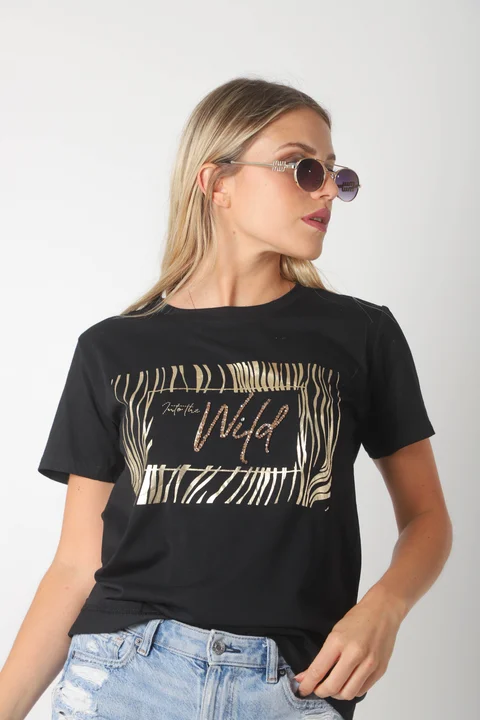Remera WILD c/piedras GU5191