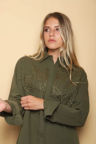 Camisaco Golden Stars Gabardina GUK70095 - Vista 4