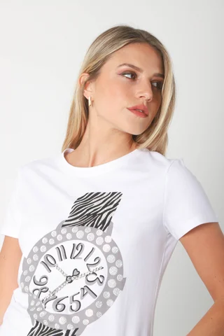 Remera RELOJ C/ Piedras GU7480 - Vista 2