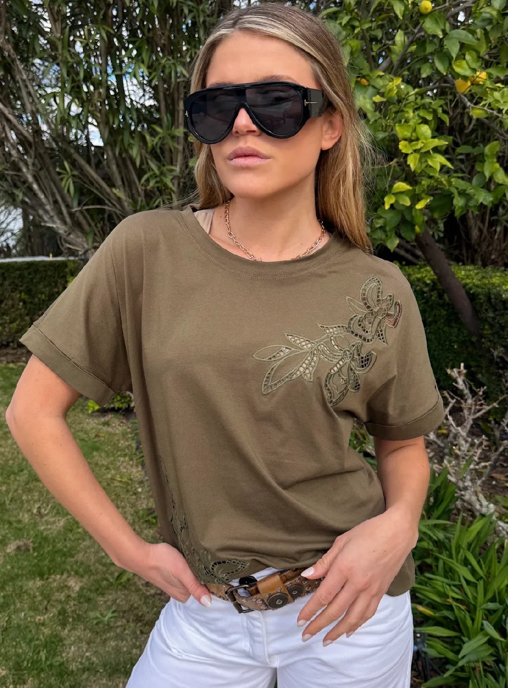 Remera DENCEL Bordada GU10712