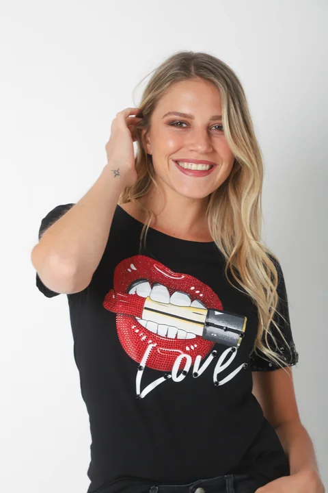 Remera LOVE LABIAL GU15812