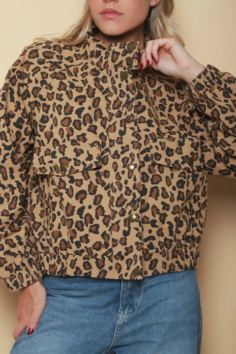 Campera BROWN PRINT Gabardina GU70064