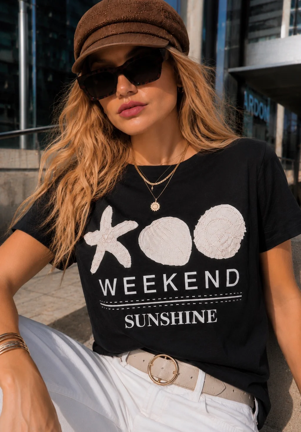 Remera WEEKEND SUNSHINE Bordado GU278761