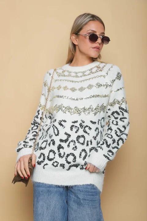 Sweater LIPTON bordado C/ lentejuelas GU251660