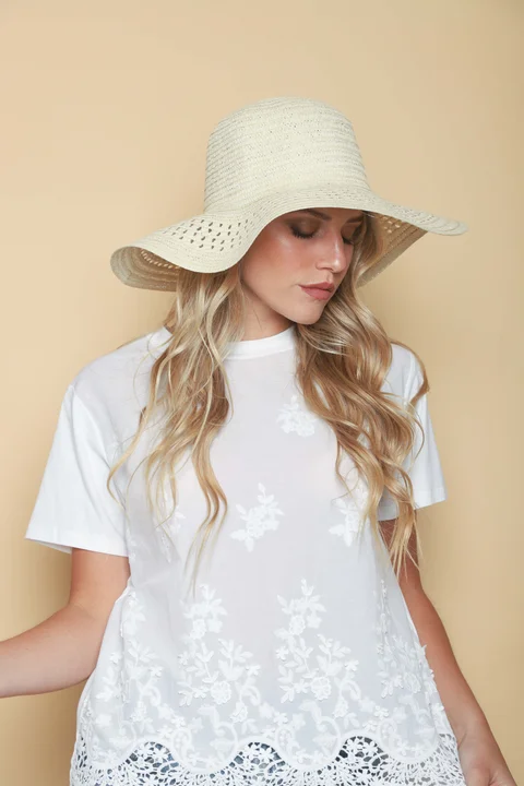 Blusa RECIFE  bordada con puntilla GU5166