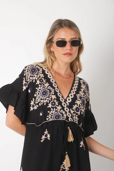 Vestido ZARAGOZA Bordado GU0533