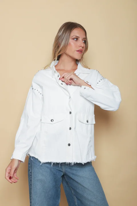 Camisaco RAPSODY gabardina c/tachas GUK70170