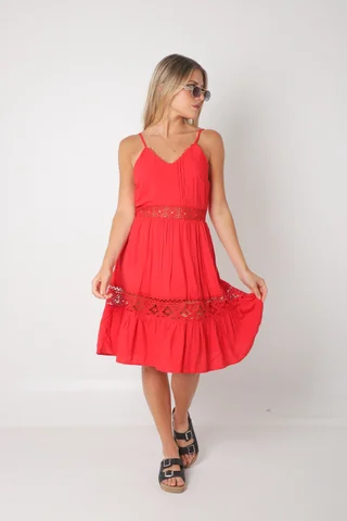 Vestido Chiara Broderie GUK107 - Vista 3