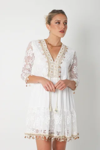 Vestido Sunrise  Encaje con Guarda GUK4035-1 - Vista 1