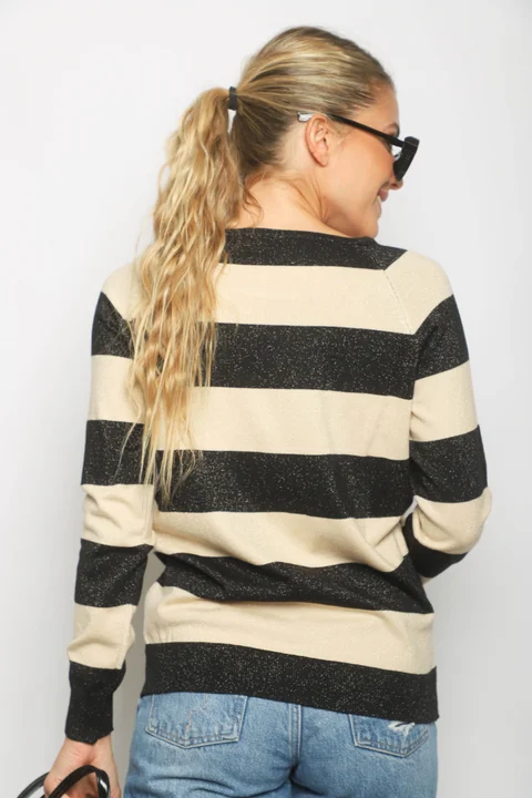 Sweater LOBBIE Rayado Lurex GUL811