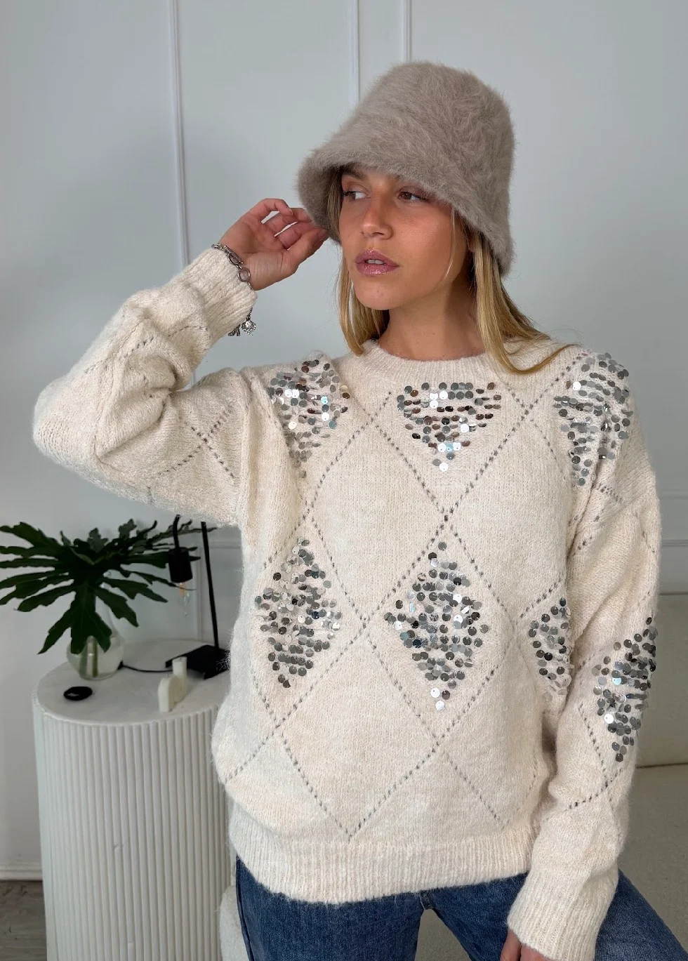 Sweater LUTIER Bordado GU405835