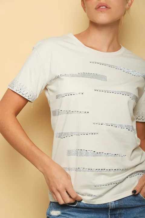 Remera SIDNEY c/strass GV919307