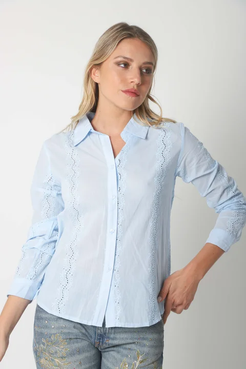 Camisa KAINE Broderie GUK70132